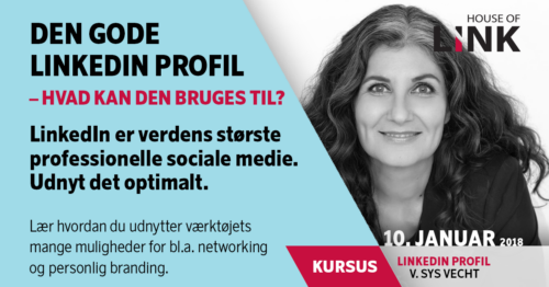 LinkedIn, Linkedinprofil, netværk, kontakter, connections